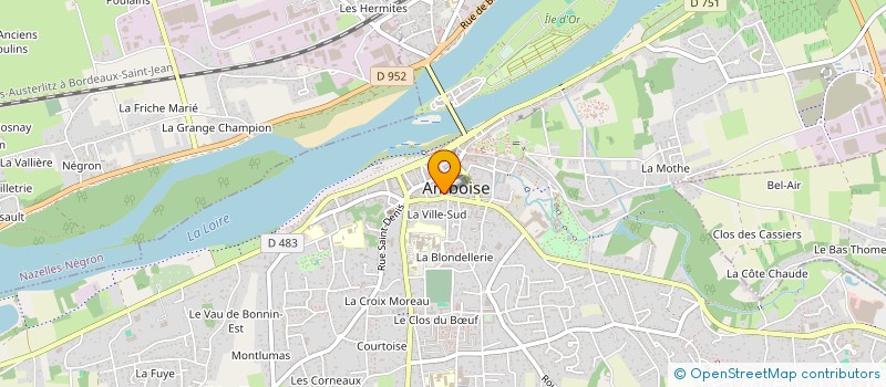 localisation de l'entreprise MADAME FRANCE LENOIR à AMBOISE