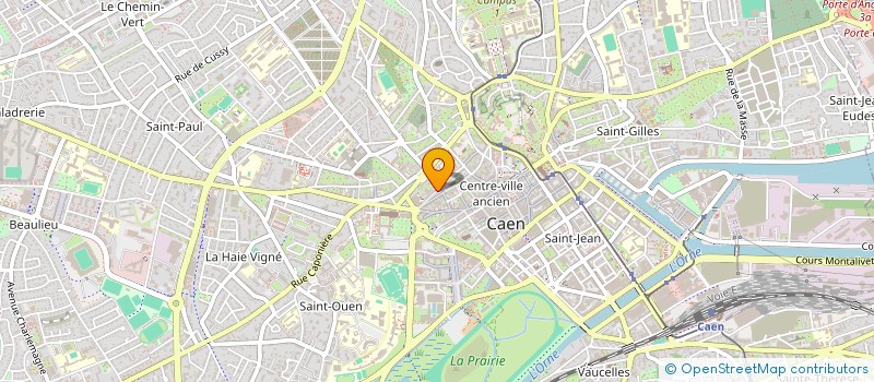 localisation de l'entreprise MADAME FRANCE LEVASSEUR à CAEN