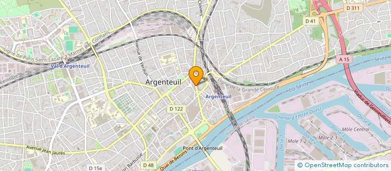 localisation de l'entreprise MADAME FRANCE-LISE CLAIRE FILA  ARGENTEUIL