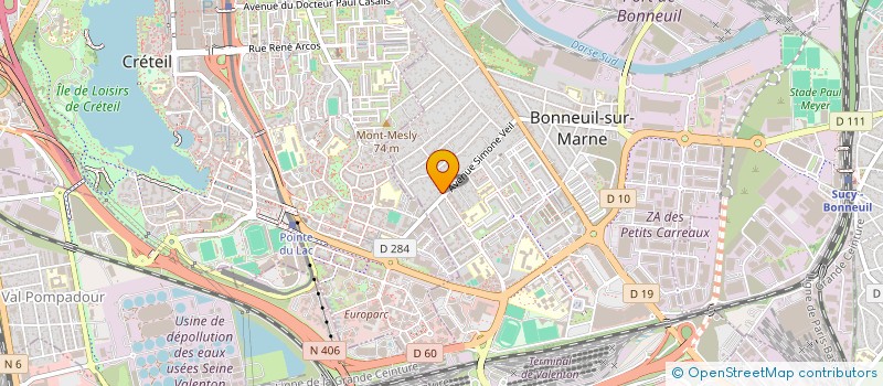 localisation de l'entreprise MADAME FRANCE-LISE MAILLOT  BONNEUIL-SUR-MARNE