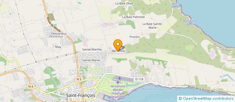 localisation de l'entreprise MADAME FRANCE-LISE PEROUMAL à SAINT-FRANCOIS