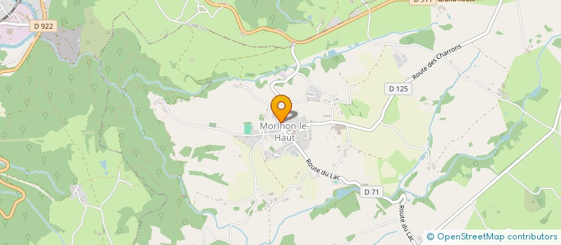 localisation de l'entreprise MADAME FRANCE-LISE PLATON  MORLHON-LE-HAUT