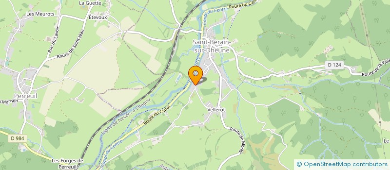 localisation de l'entreprise MADAME FRANCE-LYNE GRAS  SAINT-BERAIN-SUR-DHEUNE