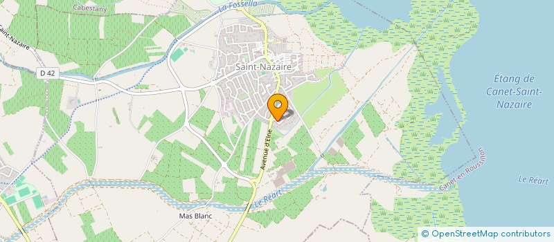 localisation de l'entreprise MADAME FRANCE MAGNIN  SAINT-NAZAIRE