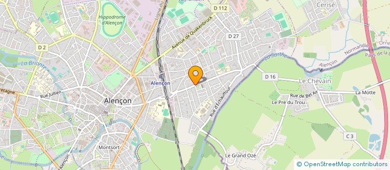 localisation de l'entreprise MADAME FRANCE MALFILATRE à ALENCON