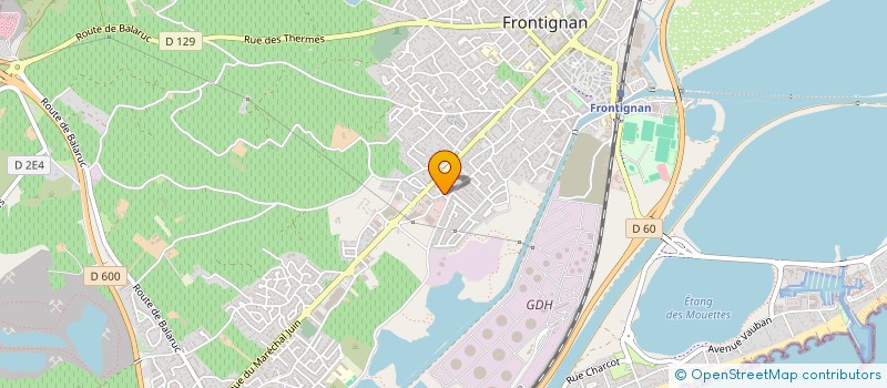 localisation de l'entreprise MADAME FRANCE MARECHAL à FRONTIGNAN