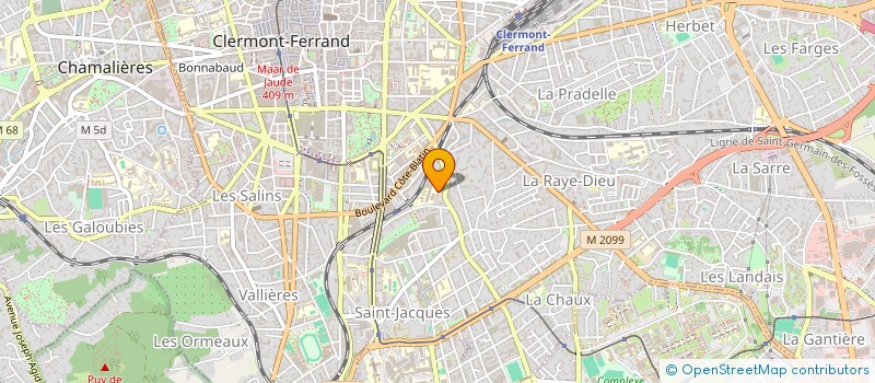 localisation de l'entreprise MADAME FRANCE-MARIANNE NEUNKEU  CLERMONT-FERRAND