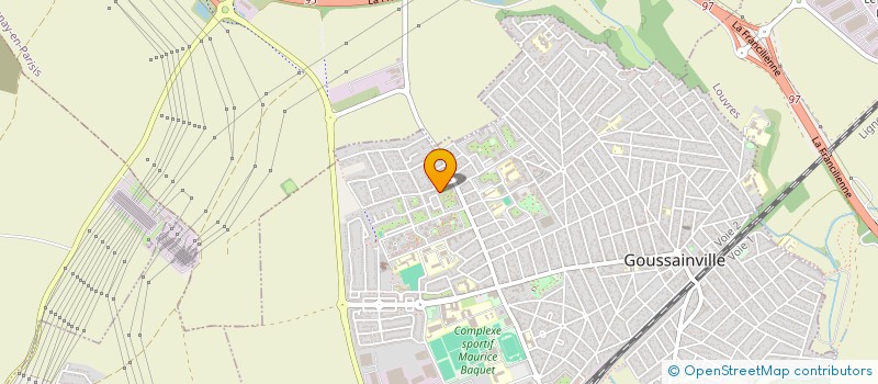 localisation de l'entreprise MADAME FRANCE-MARTINE SAINT FLEUR  GOUSSAINVILLE