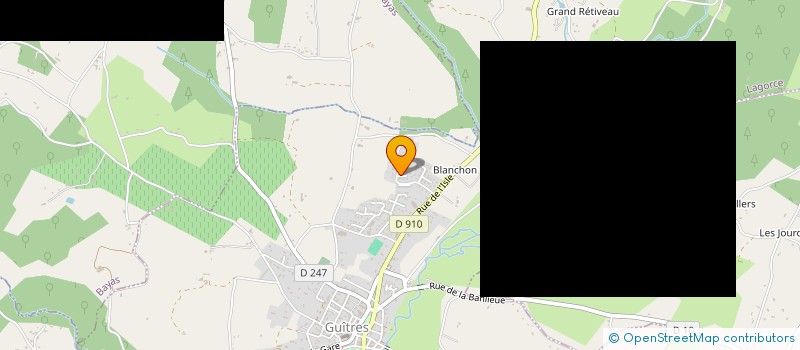 localisation de l'entreprise MADAME FRANCE MONTEFIORE  GUITRES