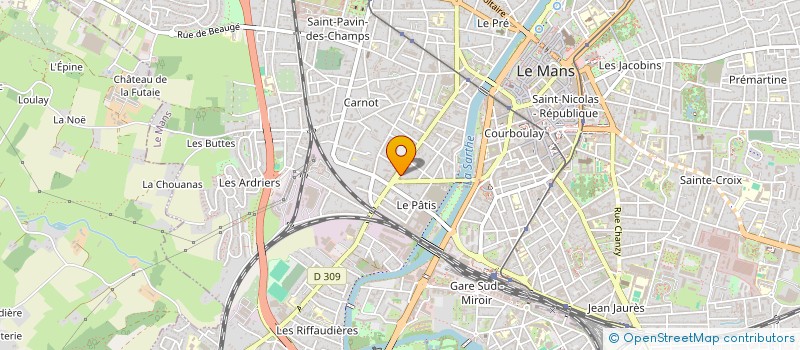 localisation de l'entreprise MADAME FRANCE NISIN  LE MANS