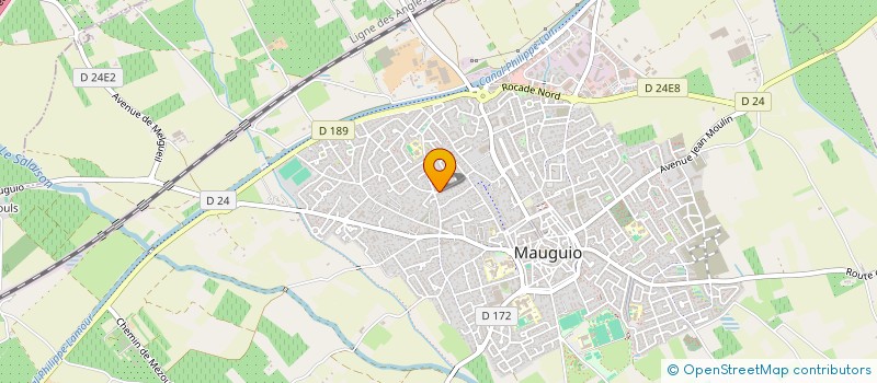 localisation de l'entreprise MADAME FRANCE-PASCALE DELESPIERRE  MAUGUIO