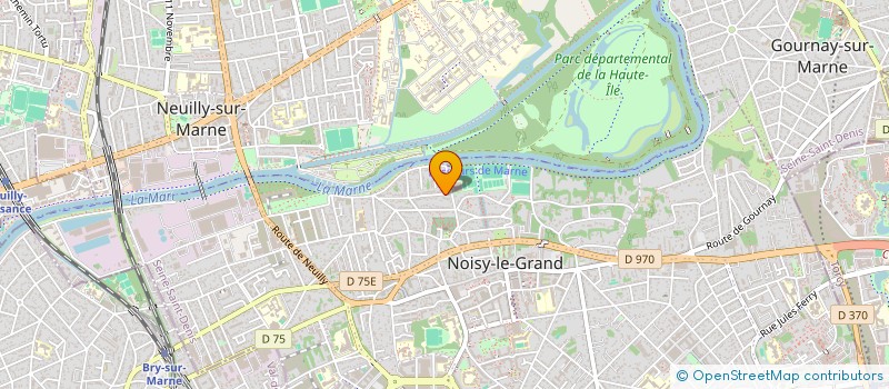 localisation de l'entreprise MADAME FRANCE PAULIGNAN  NOISY-LE-GRAND