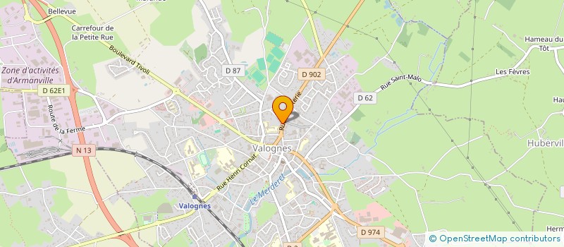 localisation de l'entreprise MADAME FRANCE PETIT DE REIMPRE  VALOGNES