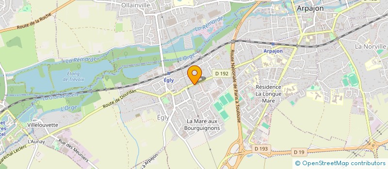 localisation de l'entreprise MADAME FRANCE PETITDIDIER  EGLY