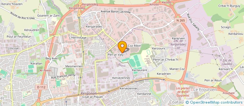 localisation de l'entreprise MADAME FRANCE PILAYROU  GUIPAVAS