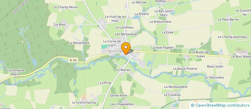 localisation de l'entreprise MADAME FRANCE PINEAU  VALLONS-DE-L'ERDRE