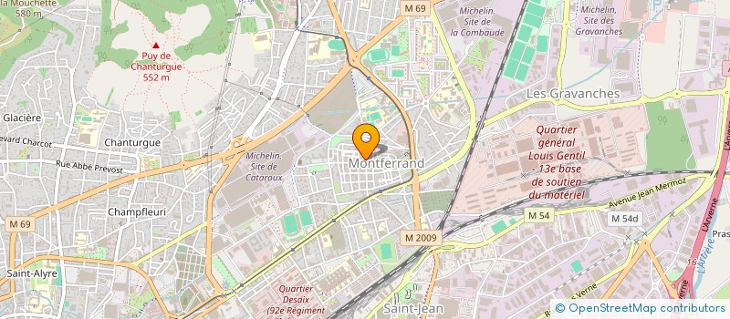 localisation de l'entreprise MADAME FRANCE PIREYRE  CLERMONT-FERRAND