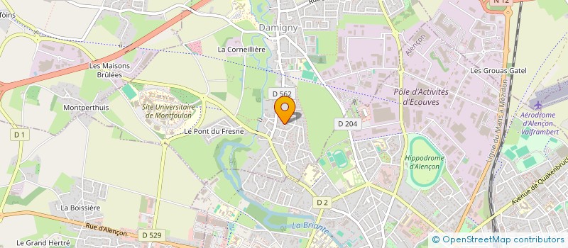 localisation de l'entreprise MADAME FRANCE PLOUZEAU à DAMIGNY