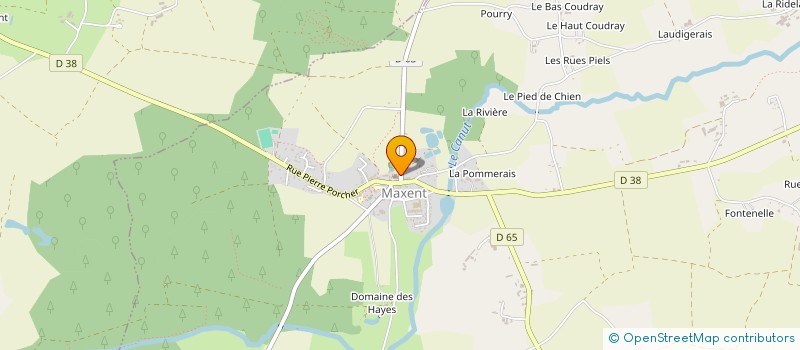 localisation de l'entreprise MADAME FRANCE PRINCE à MAXENT
