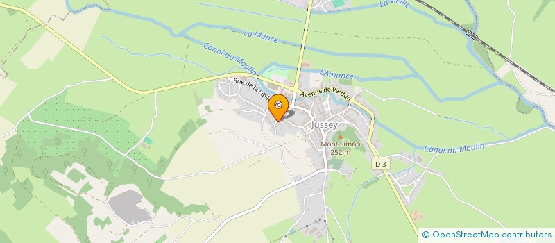 localisation de l'entreprise MADAME FRANCE PROTHERY  JUSSEY