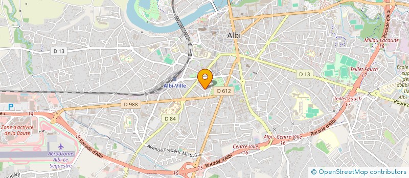 localisation de l'entreprise MADAME FRANCE PUEL à ALBI