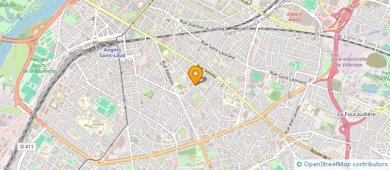 localisation de l'entreprise MADAME FRANCE RADENAC  ANGERS