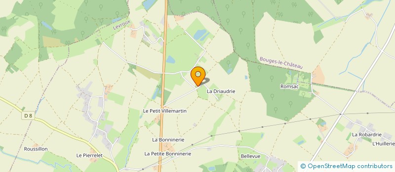 localisation de l'entreprise MADAME FRANCE RICCI à LEVROUX