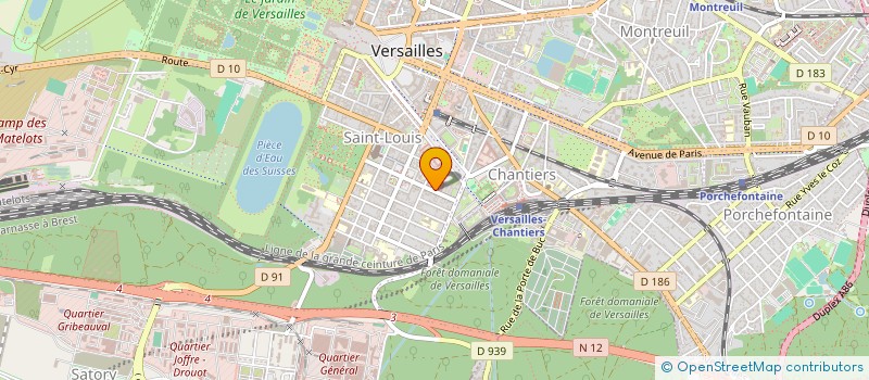 localisation de l'entreprise MADAME FRANCE ROUQUIER à VERSAILLES