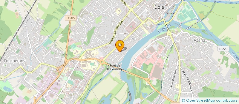 localisation de l'entreprise MADAME FRANCE TABUTIN à DOLE