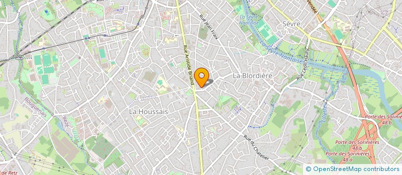 localisation de l'entreprise MADAME FRANCE THIERE  REZE