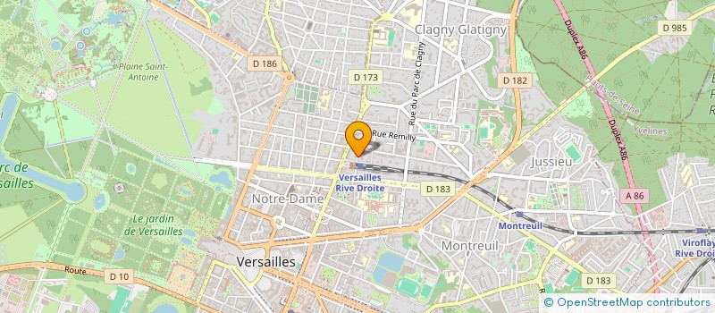 localisation de l'entreprise MADAME FRANCE TREVISAN à VERSAILLES