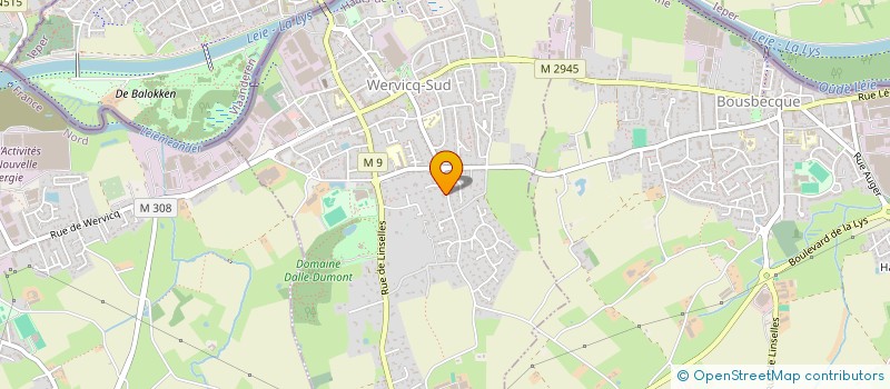 localisation de l'entreprise MADAME FRANCE VANDERMERSCH  WERVICQ-SUD