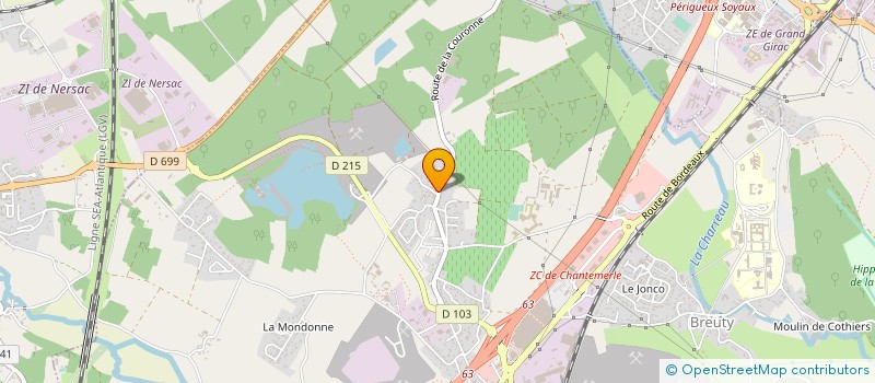 localisation de l'entreprise MADAME FRANCE VIOLLEAU à LA COURONNE