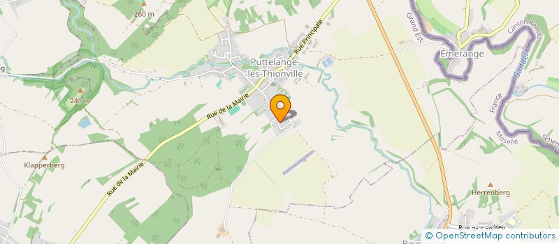 localisation de l'entreprise MADAME FRANCE WAGNER  PUTTELANGE-LES-THIONVILLE