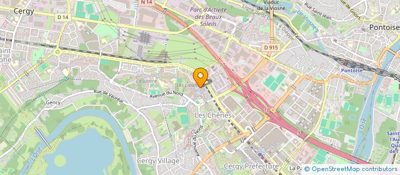 localisation de l'entreprise MADAME FRANCELINE GBERY  CERGY