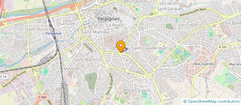 localisation de l'entreprise MADAME FRANCELINE KAMISY  PERPIGNAN