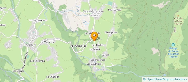 localisation de l'entreprise MADAME FRANCELINE MAGNIN  SAINT-OFFENGE