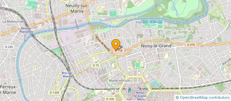 localisation de l'entreprise MADAME FRANCELINE VIEGAS à NOISY-LE-GRAND