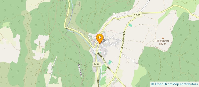 localisation de l'entreprise MADAME FRANCELISE BOURRET  BANON