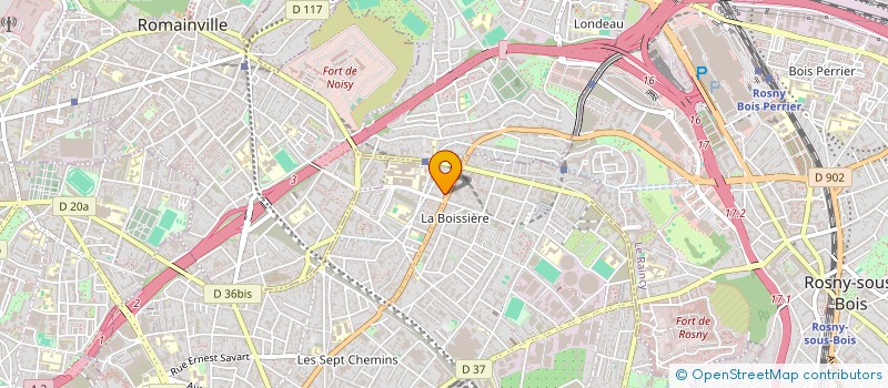 localisation de l'entreprise MADAME FRANCELISE SOUBER à MONTREUIL