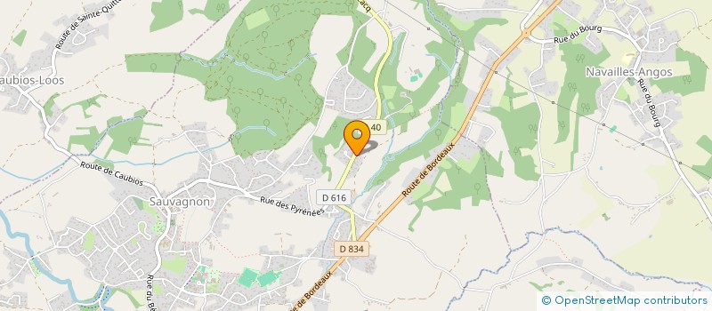 localisation de l'entreprise MADAME FRANCELYNE CHONE  CAUBIOS-LOOS