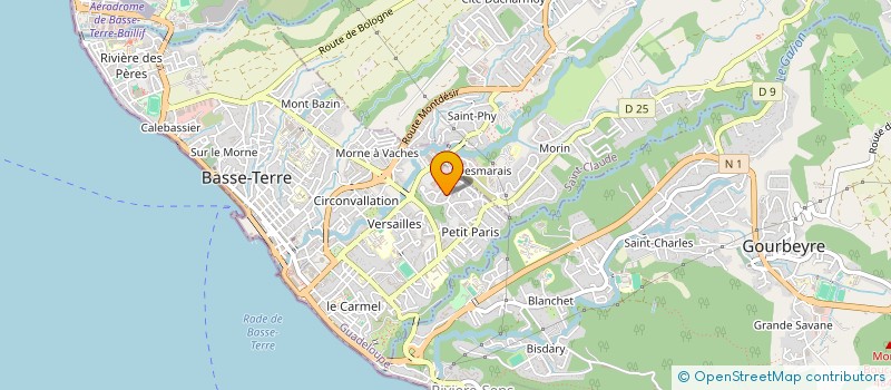 localisation de l'entreprise MADAME FRANCELYSE LACROIX à BASSE-TERRE