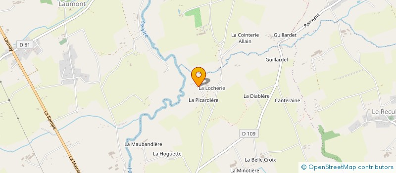 localisation de l'entreprise MADAME FRANCES BENNETT  SOULEUVRE EN BOCAGE