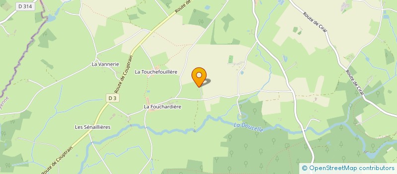 localisation de l'entreprise MADAME FRANCES CURLING à LIGNIERES-ORGERES