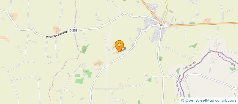 localisation de l'entreprise MADAME FRANCES DAVIES  BUAIS-LES-MONTS