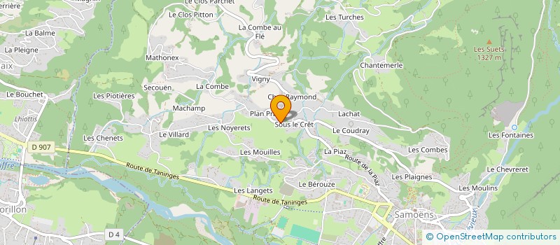 localisation de l'entreprise MADAME FRANCES MOORE  SAMOENS