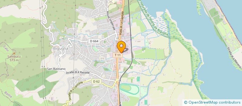 localisation de l'entreprise MADAME FRANCESCA ALBERTINI  BIGUGLIA