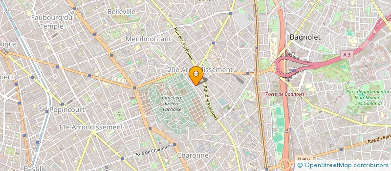 localisation de l'entreprise MADAME FRANCESCA BELTRAN PEREZ  PARIS