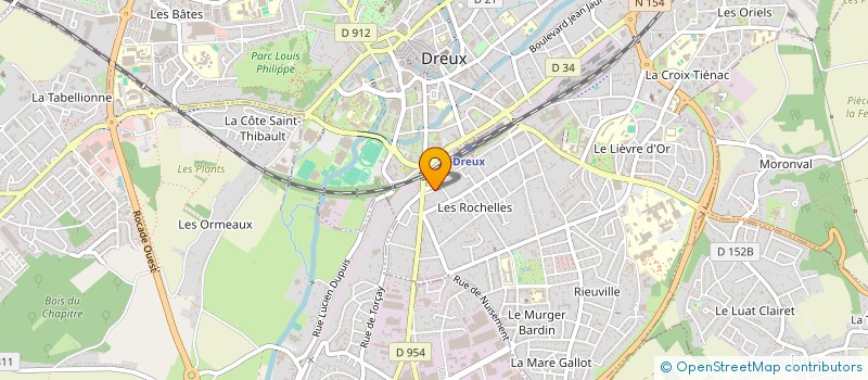 localisation de l'entreprise MADAME FRANCESCA-BIANCA MARTIS  DREUX