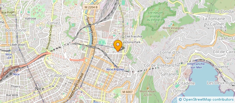 localisation de l'entreprise MADAME FRANCESCA BLANCO ELERA à NICE